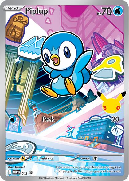 Piplup - 042 - (ME: Mega Evolution Promo) (Promo)