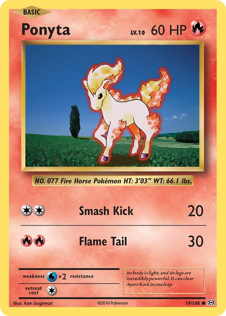 Ponyta 19/108 - (XY - Evolutions) (Common) Normal