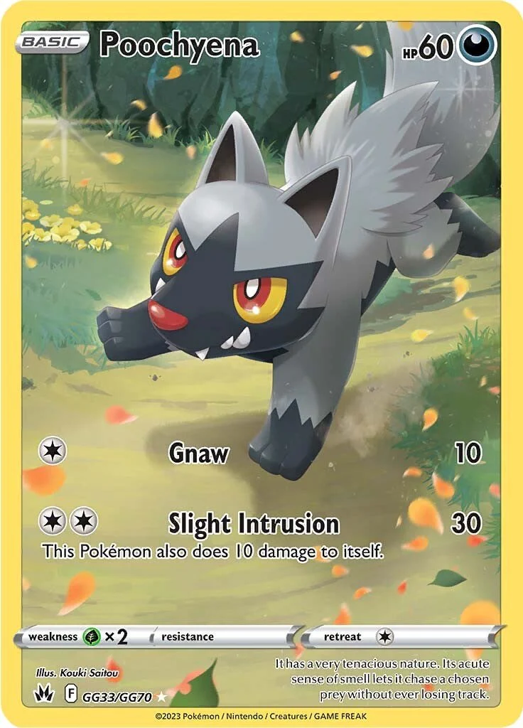 Poochyena GG33/GG70 - (SWSH: Crown Zenith: Galarian Gallery) (Ultra Rare) Holofoil