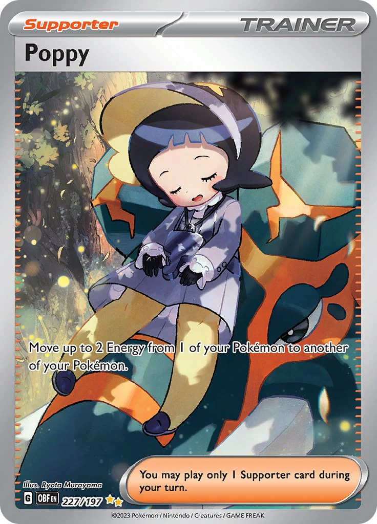 Poppy - 227/197 - (SV03: Obsidian Flames) (Special Illustration Rare) Holofoil
