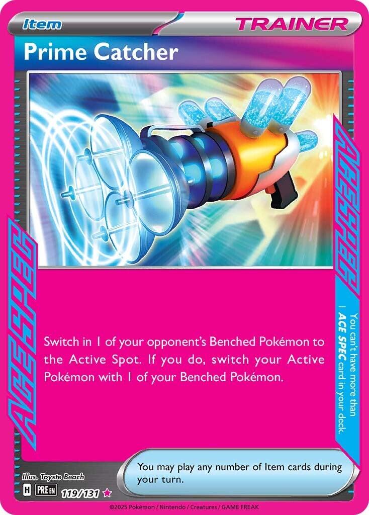Prime Catcher 119/131 - (SV: Prismatic Evolutions) (ACE SPEC Rare) Holofoil