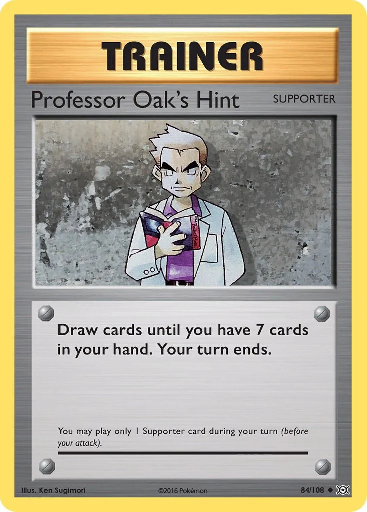Professor Oak's Hint 84/108 - (XY - Evolutions) (Uncommon) Normal