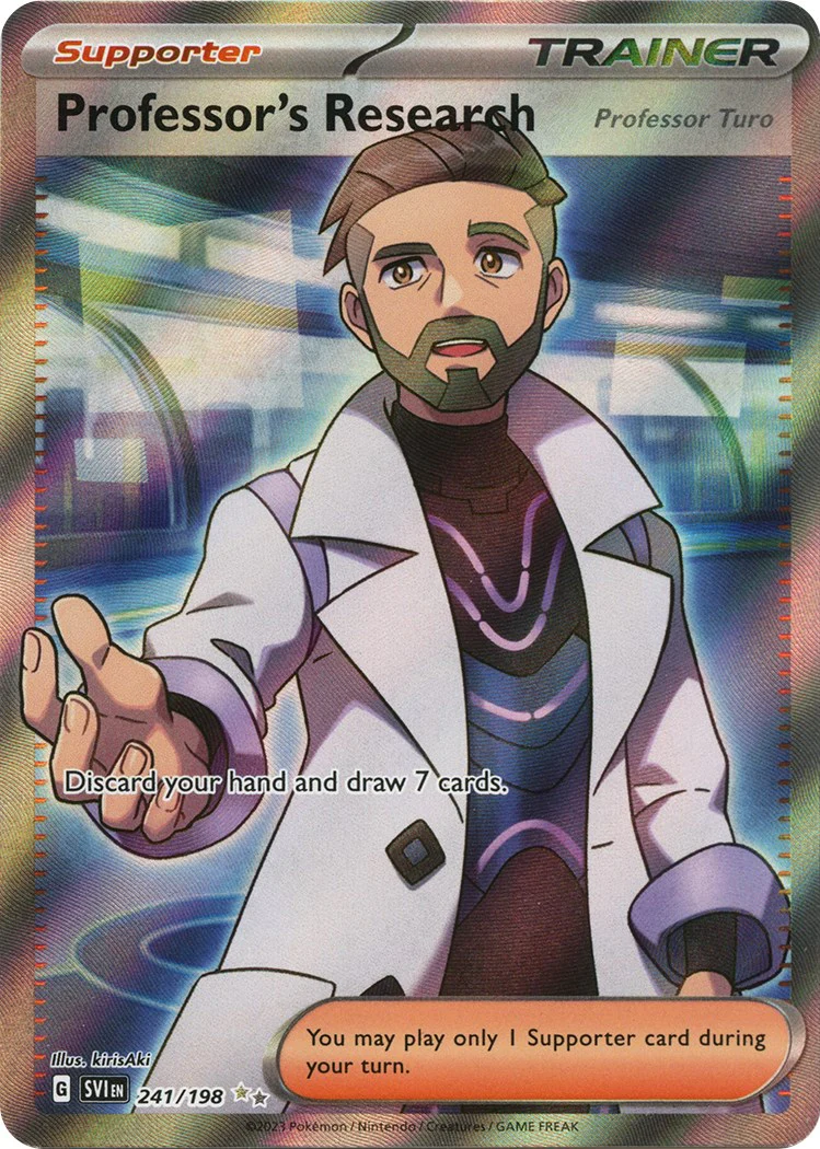 Professor's Research [Professor Turo] - 241/198 - (SV01: Scarlet & Violet Base Set) (Ultra Rare)