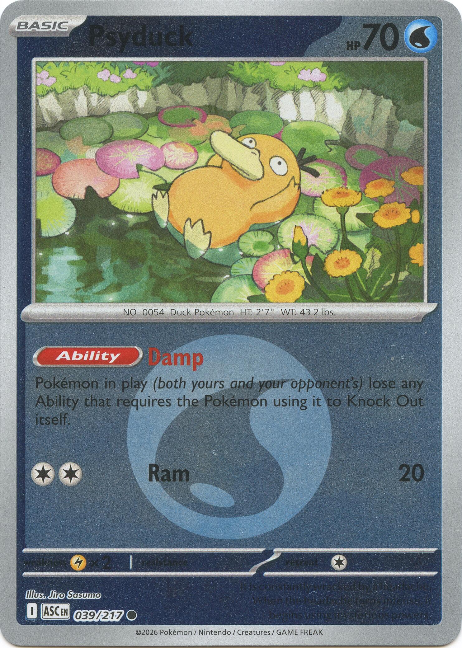 Psyduck - 039/217 (Energy Symbol Pattern) - (ME: Ascended Heroes) (Common)