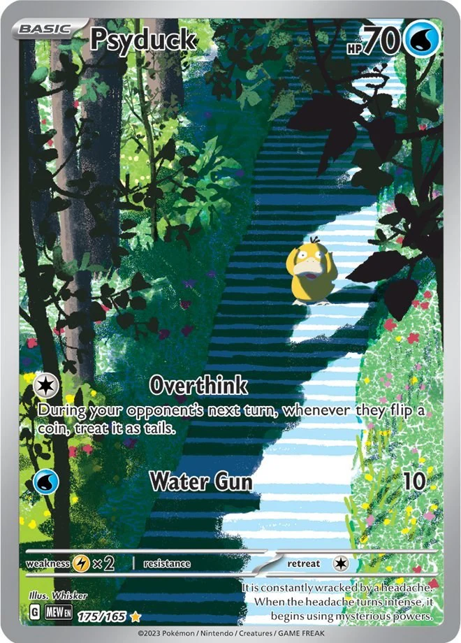 Psyduck - 175/165 - (SV: Scarlet & Violet 151) (Illustration Rare) Holofoil
