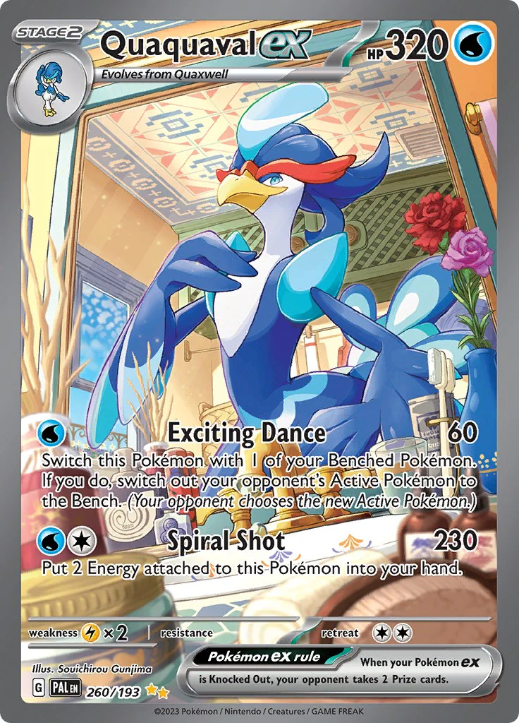 Quaquaval ex - 260/193 - (SV02: Paldea Evolved) (Special Illustration Rare) Holofoil
