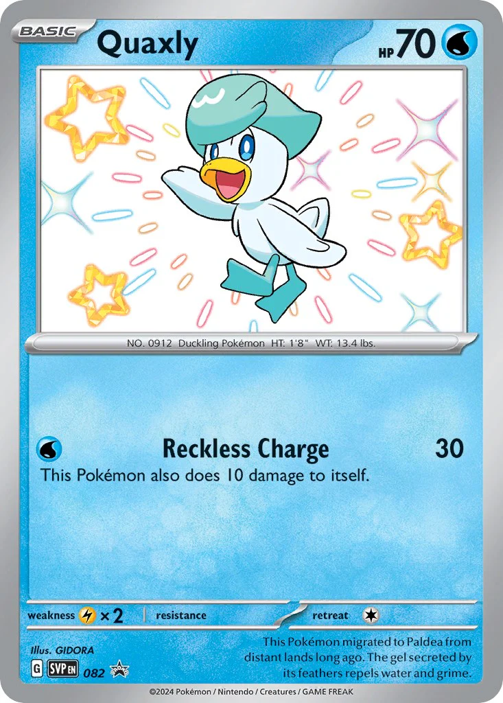 Quaxly - 082 - (SV: Scarlet & Violet Promo Cards) (Promo) Holofoil