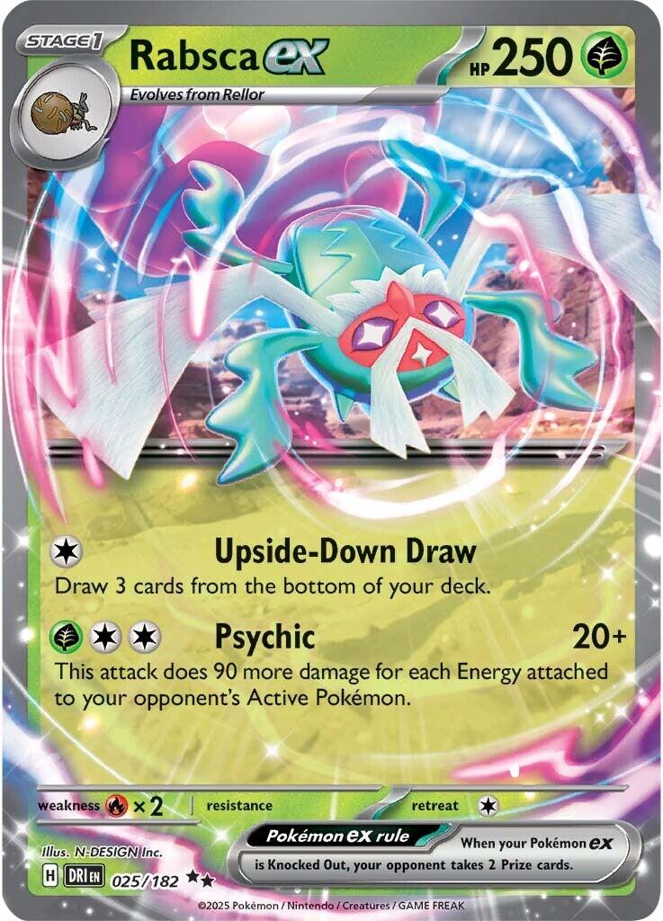 Rabsca ex 025/182 - (SV10: Destined Rivals) (Double Rare) Holofoil