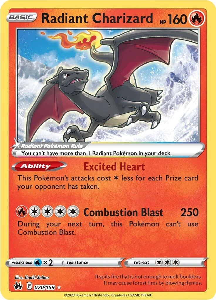 Radiant Charizard 020/159 - (SWSH: Crown Zenith) (Radiant Rare)