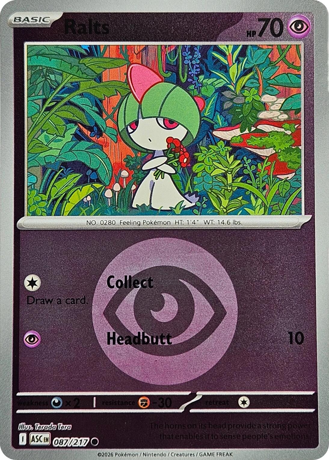 Ralts (Energy Symbol Pattern) - (ME: Ascended Heroes) (Common)