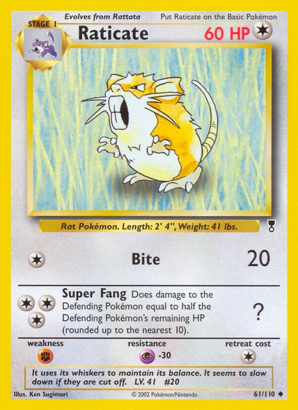Raticate 061/110 - (Legendary Collection) (Uncommon) Normal