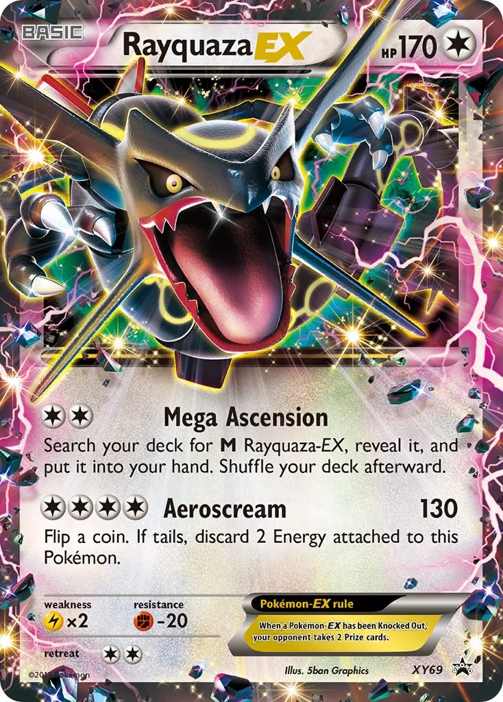 Rayquaza EX (Shiny) XY69 - (XY Promos) (Promo) Holofoil