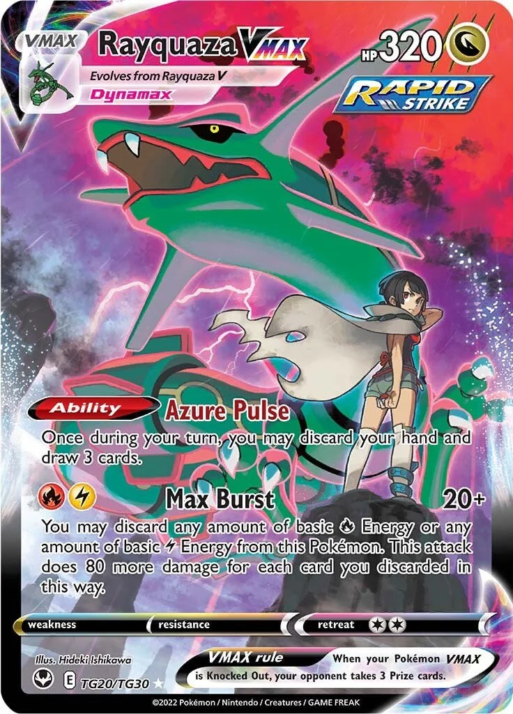 Rayquaza VMAX TG20/TG30 - (SWSH12: Silver Tempest Trainer Gallery) (Ultra Rare) Holofoil