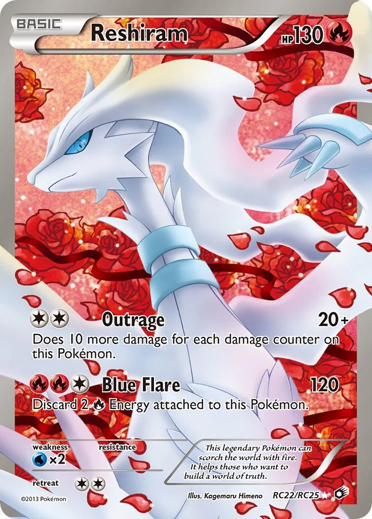 Reshiram (Full Art) - (Legendary Treasures: Radiant Collection) (Ultra Rare)