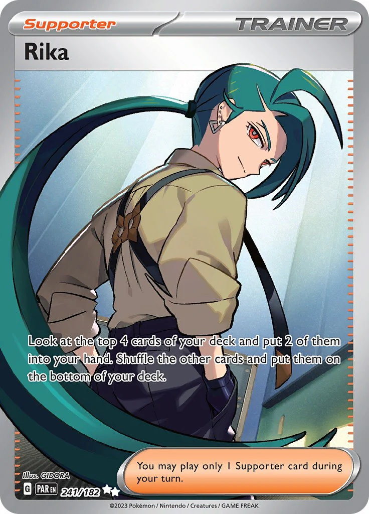Rika - 241/182 - (SV04: Paradox Rift) (Ultra Rare) Holofoil