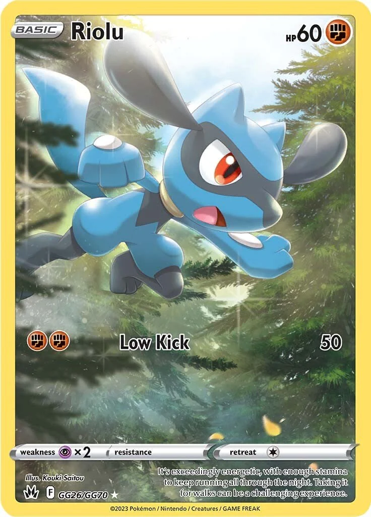 Riolu GG26/GG70 - (SWSH: Crown Zenith: Galarian Gallery) (Ultra Rare) Holofoil