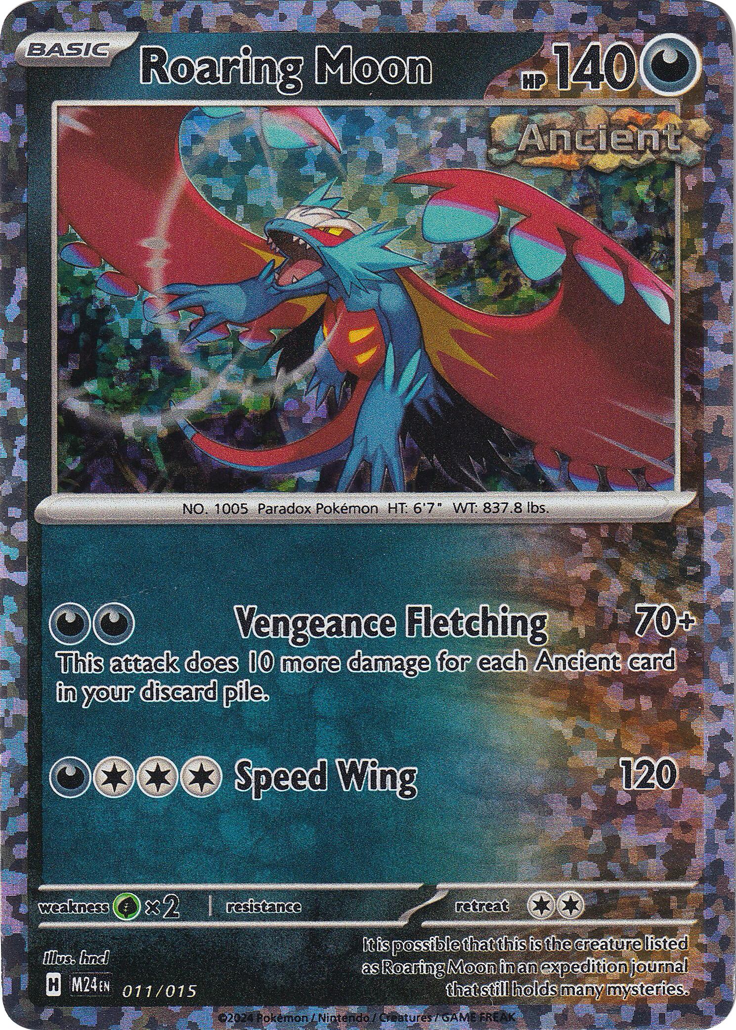 Roaring Moon 011/015 - (McDonald's Promos 2024) (Promo) Holofoil