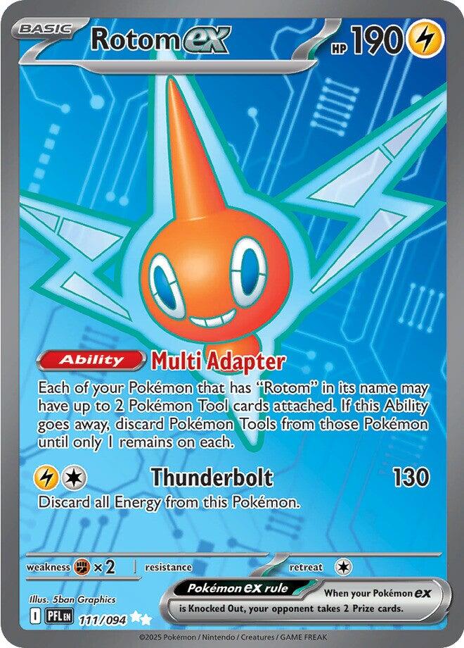 Rotom ex - 111/094 - (ME02: Phantasmal Flames) (Ultra Rare)