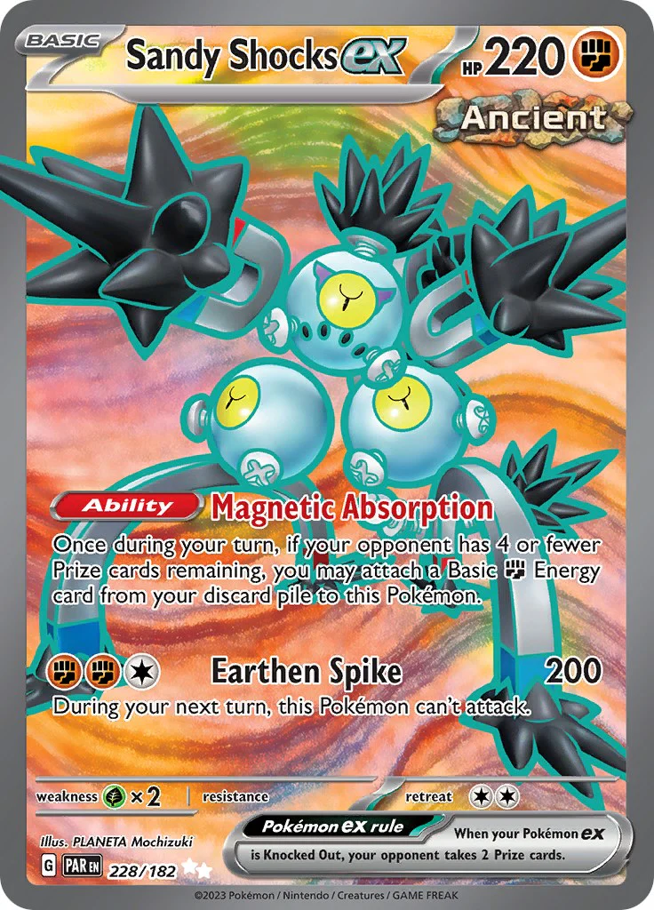 Sandy Shocks ex - 228/182 - (SV04: Paradox Rift) (Ultra Rare) Holofoil