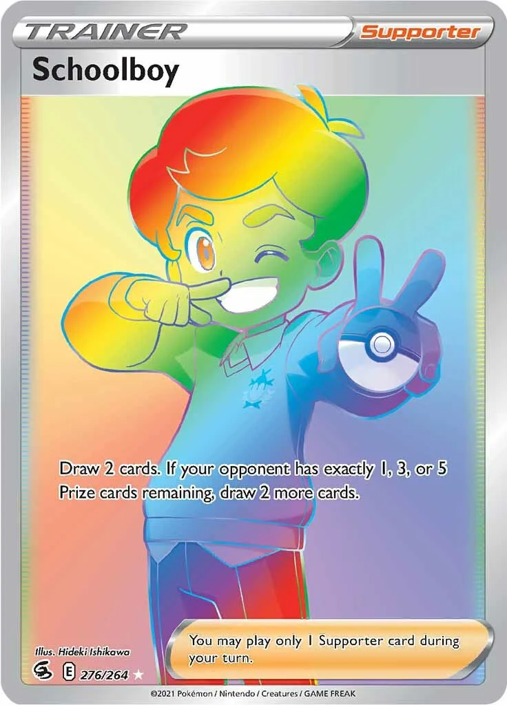 Schoolboy (Secret) 276/264 - (SWSH08: Fusion Strike) (Secret Rare) Holofoil