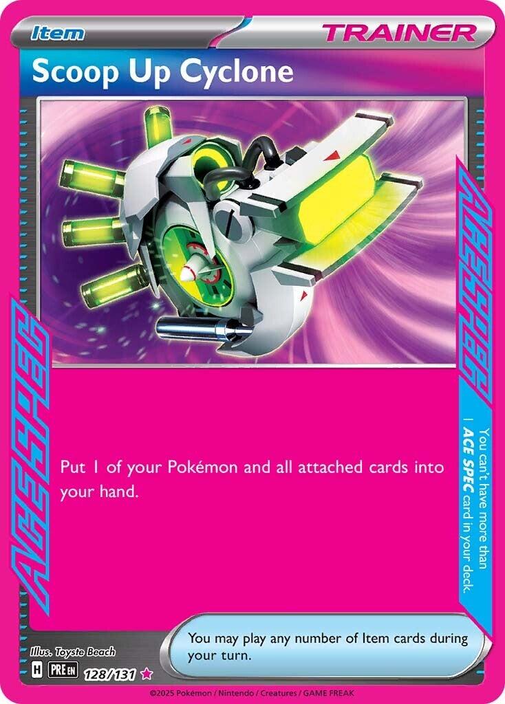 Scoop Up Cyclone 128/131 - (SV: Prismatic Evolutions) (ACE SPEC Rare) Holofoil
