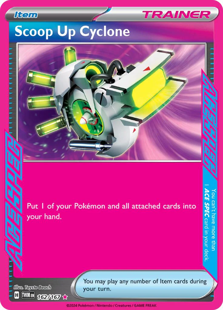 Scoop Up Cyclone 162/167 - (SV06: Twilight Masquerade) (ACE SPEC Rare) Holofoil