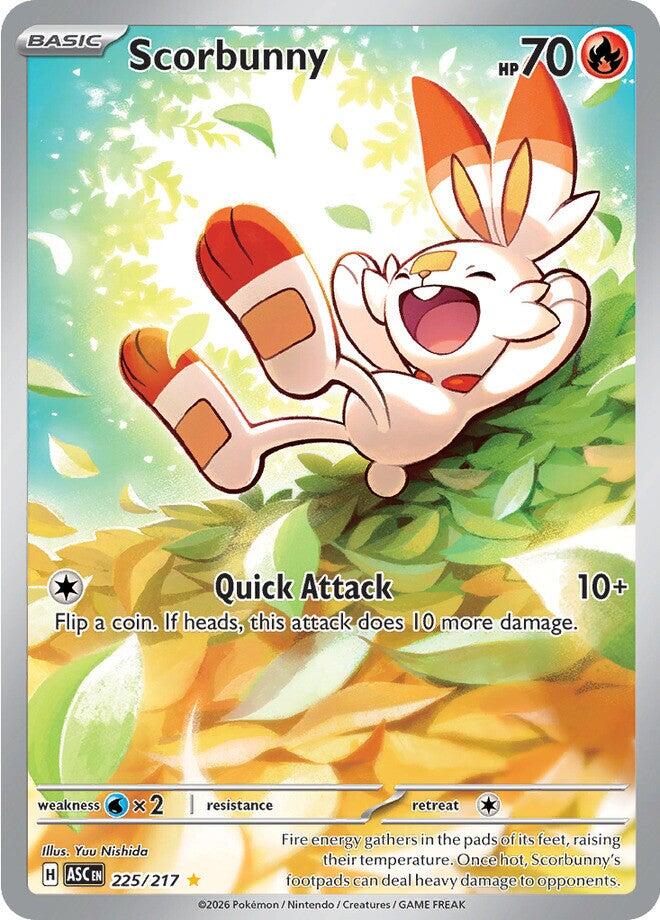 Scorbunny - 225/217 - (ME: Ascended Heroes) (Illustration Rare)