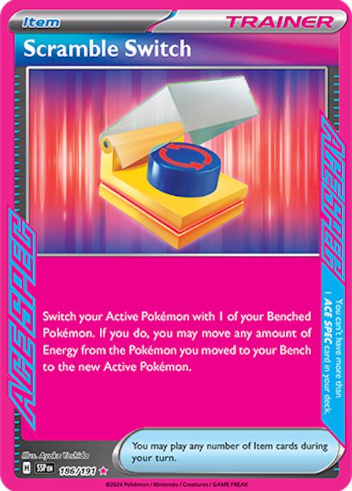 Scramble Switch 186/191 - (SV08: Surging Sparks) (ACE SPEC Rare) Holofoil