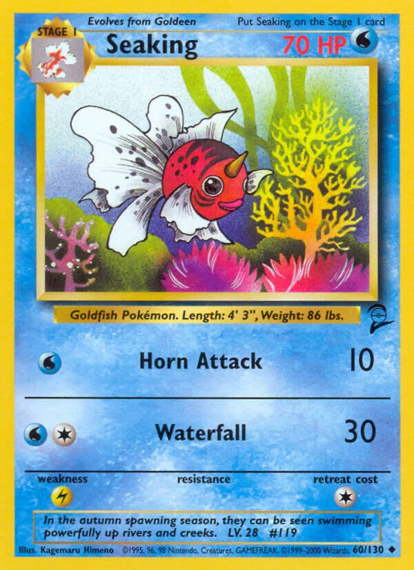 Seaking 060/130 - (Base Set 2) (Uncommon) Normal
