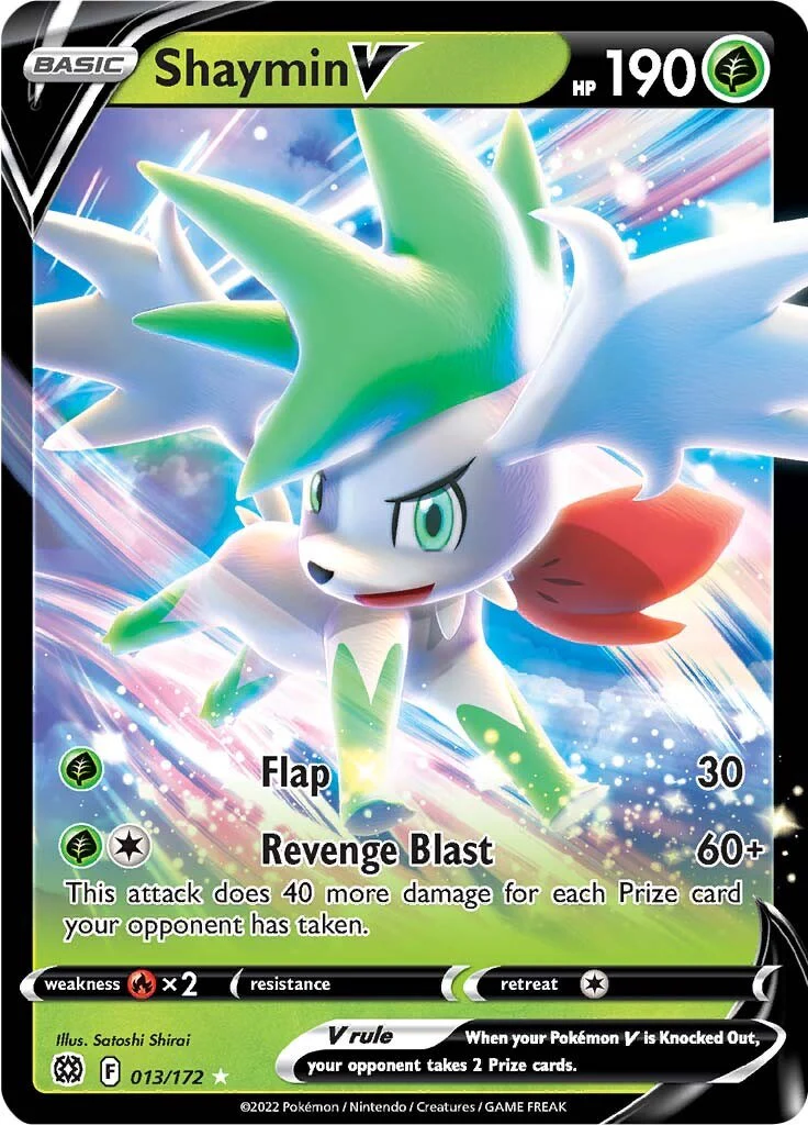 Shaymin V 013/172 - (SWSH09: Brilliant Stars) (Ultra Rare) Holofoil