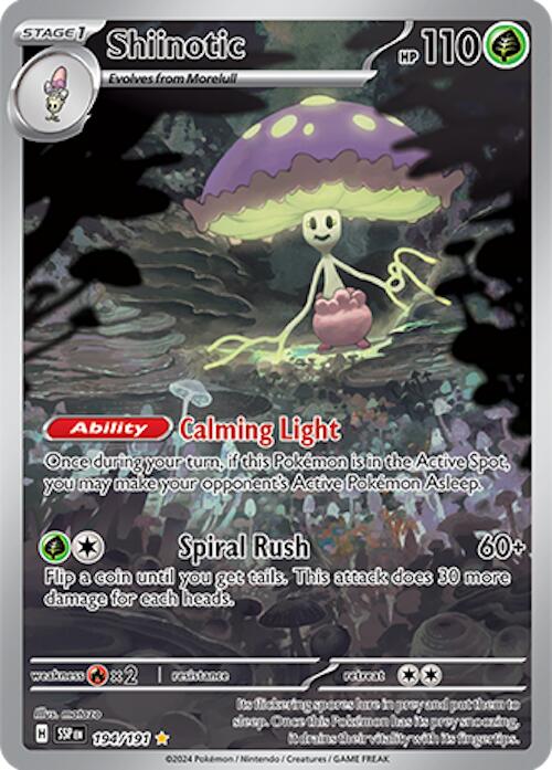 Shiinotic - 194/191 - (SV08: Surging Sparks) (Illustration Rare) Holofoil