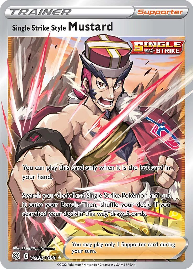 Single Strike Style Mustard TG28/TG30 - (SWSH09: Brilliant Stars Trainer Gallery) (Ultra Rare) Holofoil