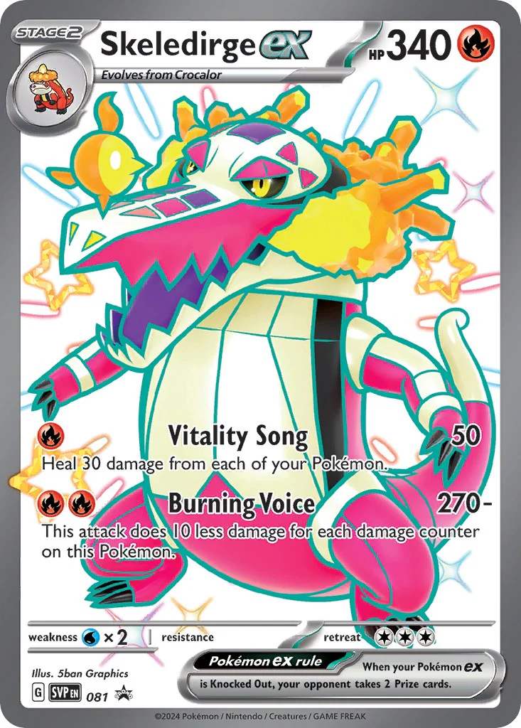 Skeledirge ex - 081 - (SV: Scarlet & Violet Promo Cards) (Promo) Holofoil