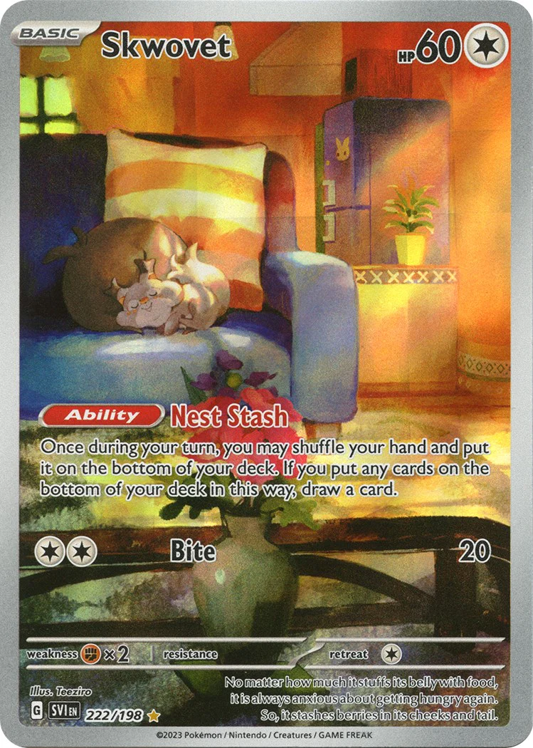 Skwovet - 222/198 - (SV01: Scarlet & Violet Base Set) (Illustration Rare)