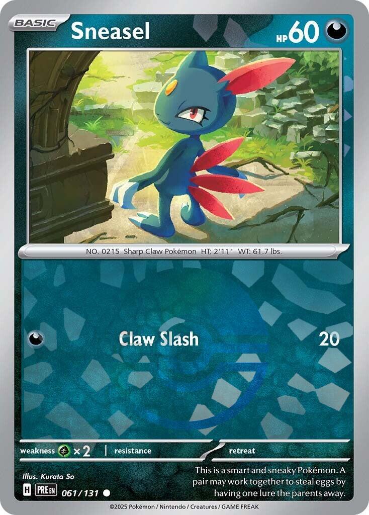 Sneasel (Poke Ball Pattern) - (SV: Prismatic Evolutions) (Common)