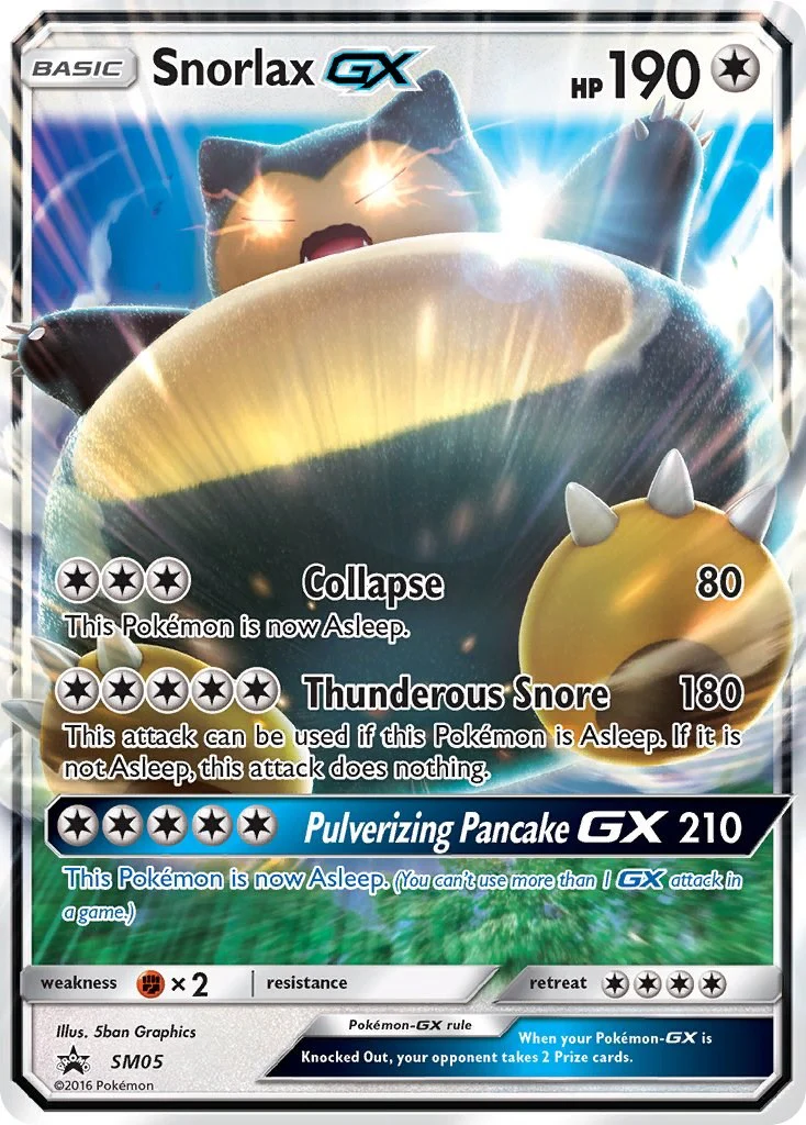 Snorlax GX - SM05 - (SM Promos) (Promo) Holofoil