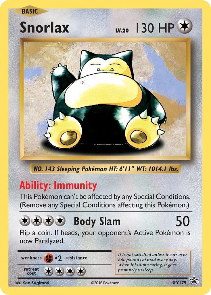Snorlax - XY179 - (XY Promos) (Promo) Holofoil