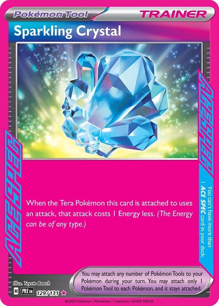 Sparkling Crystal 129/131 - (SV: Prismatic Evolutions) (ACE SPEC Rare) Holofoil