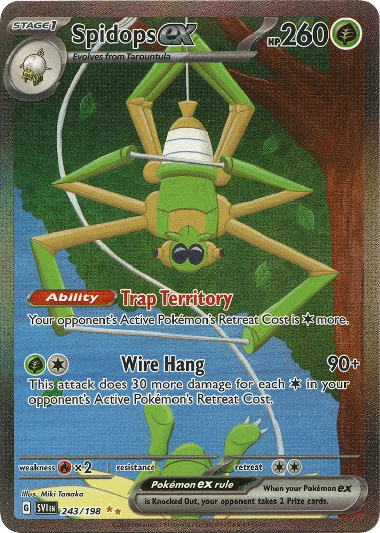 Spidops ex - 243/198 - (SV01: Scarlet & Violet Base Set) (Special Illustration Rare)