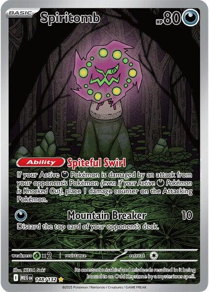 Spiritomb - 148/132 - (ME01: Mega Evolution) (Illustration Rare) Holofoil