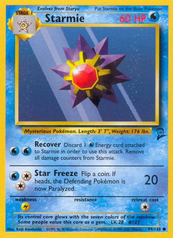 Starmie 094/130 - (Base Set 2) (Common) Normal