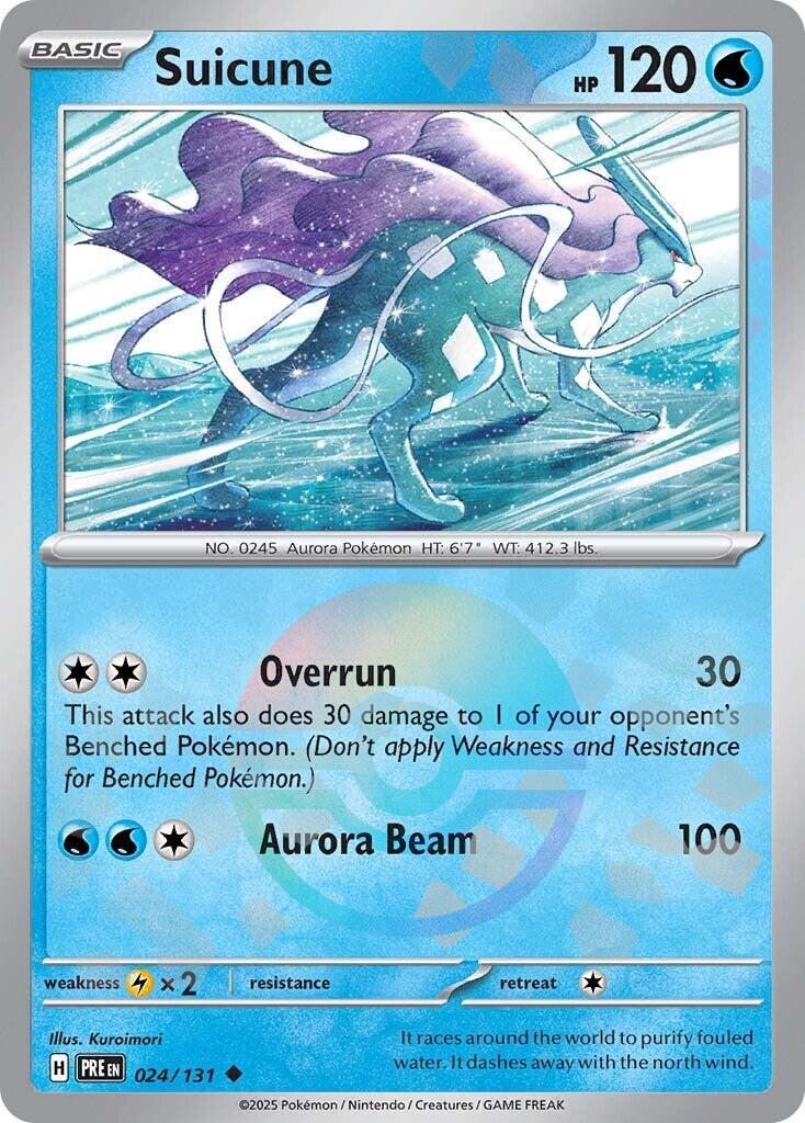 Suicune (Poke Ball Pattern) - (SV: Prismatic Evolutions) (Uncommon)