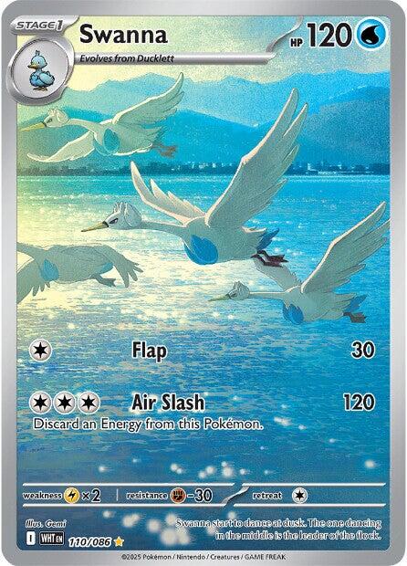 Swanna - 110/086 - (SV: White Flare) (Illustration Rare)
