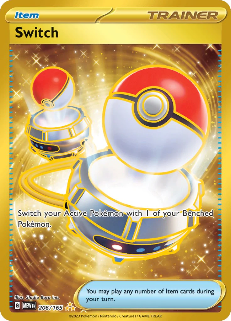 Switch - 206/165 - (SV: Scarlet & Violet 151) (Hyper Rare)