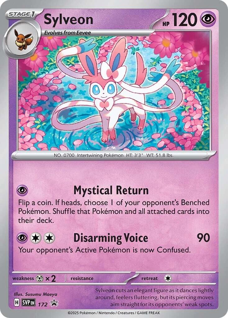 Sylveon - 172 (Cosmos Holo) 172 - (SV: Scarlet & Violet Promo Cards) (Promo) Holofoil