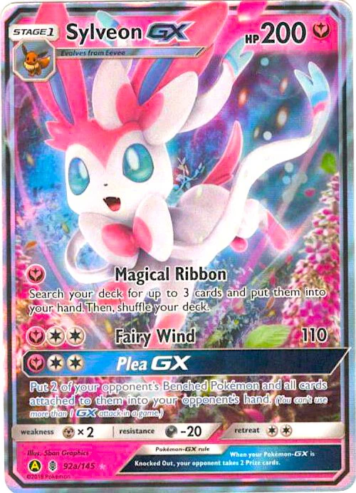 Sylveon GX - 92a/145 092a/145 - (Alternate Art Promos) (Promo) Holofoil
