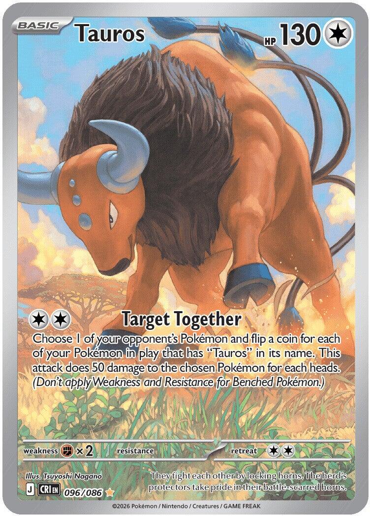 Tauros - 096/086 - (ME04: Chaos Rising) (Illustration Rare)