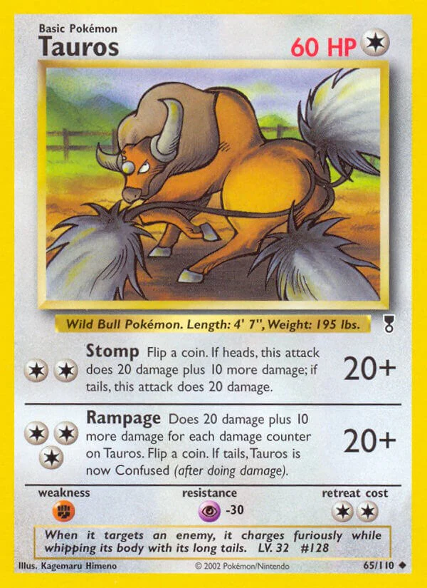 Tauros 065/110 - (Legendary Collection) (Uncommon) Normal
