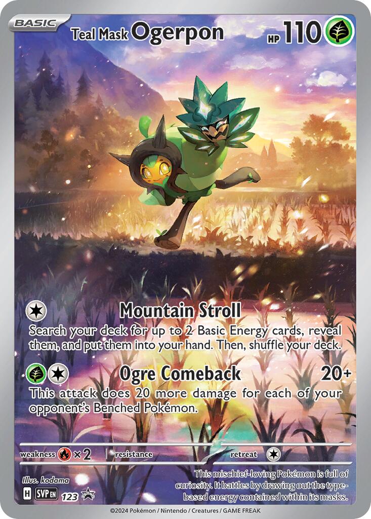 Teal Mask Ogerpon - 123 - (SV: Scarlet & Violet Promo Cards) (Promo)