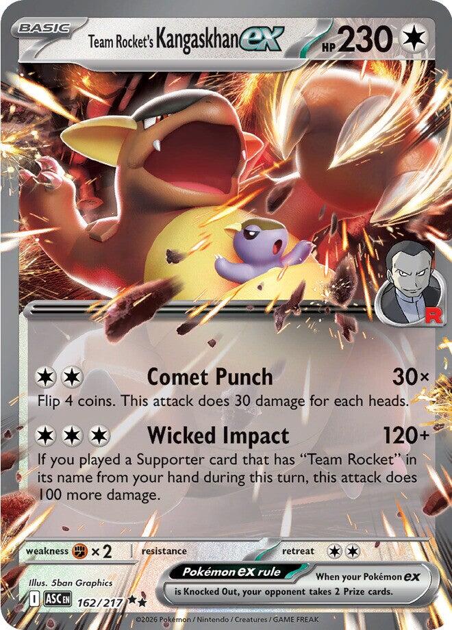 Team Rocket's Kangaskhan ex 162/217 - (ME: Ascended Heroes) (Double Rare) Holofoil